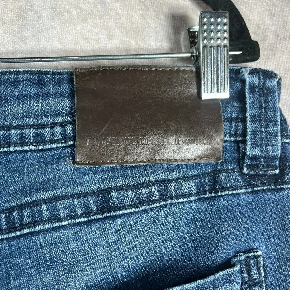 The Axel Jeans Mens Size 36X32 Blue Medium Wash Denim Straight Leg‎ Stretch